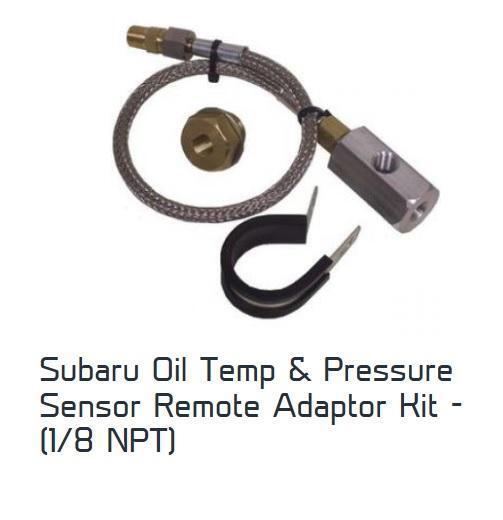 Subaru Impreza Oil Temperature and Pressure Twin 1/8NPT sender adaptor kit
