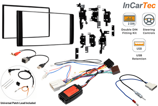 Nissan Juke (2010-2014) Double DIN stereo upgrade fitting kit