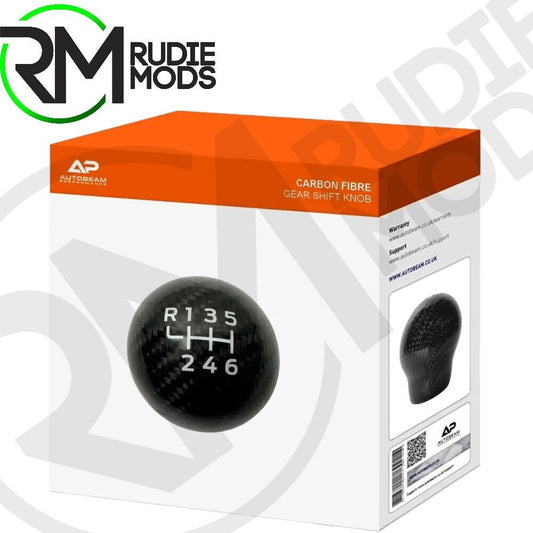Ford Fiesta MK7 Carbon Fibre Gear Shift Knob by Autobeam