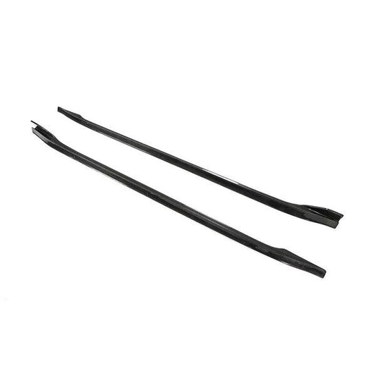 Tesla Model 3 2016-present Carbon Factory V Style Carbon Fibre Side Skirts