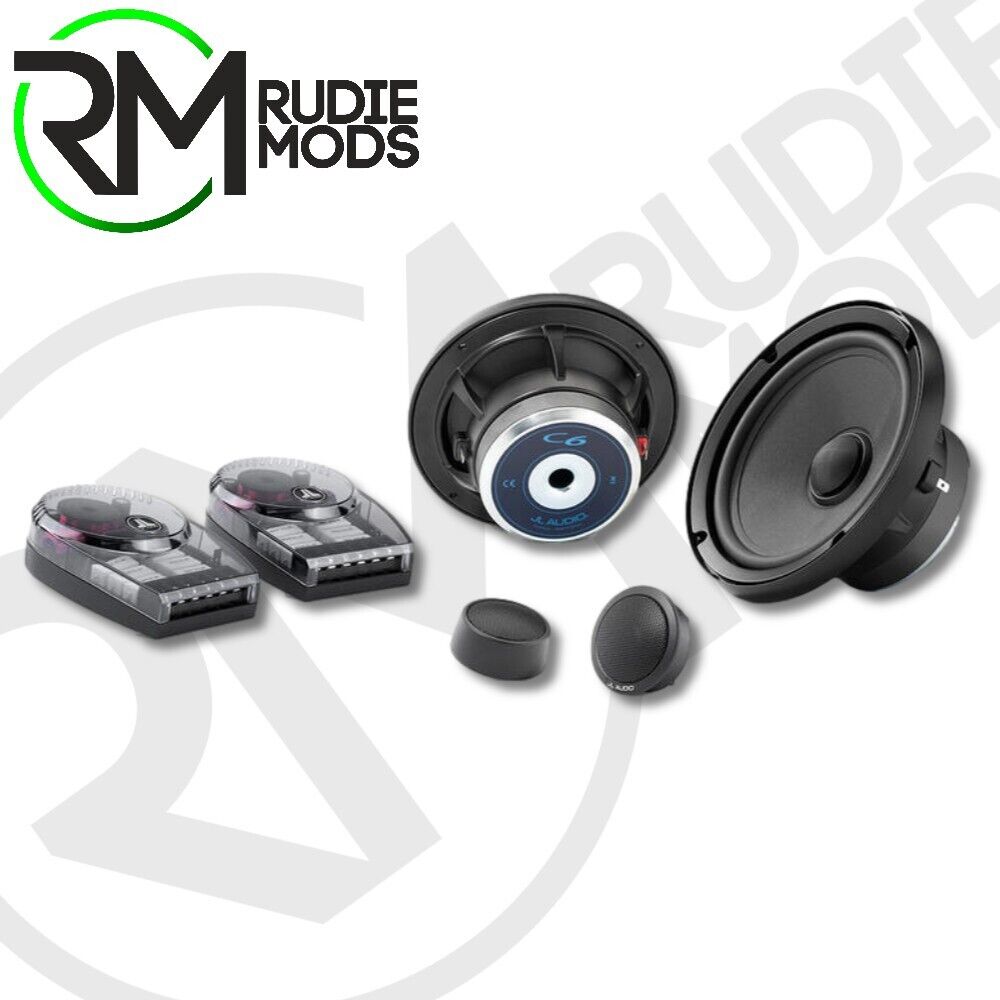 JL Audio C6 C6-650 - 6.5" (165 mm) Uprated 2-Way Component Speaker Set