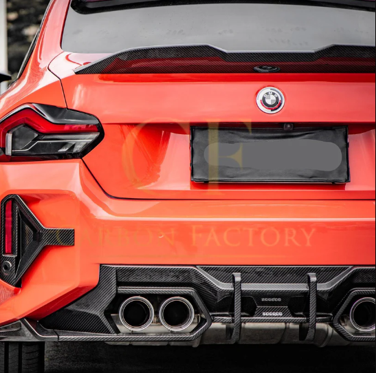 BMW G87 M2 G42 2 Series M Performance Style 1 Pre-Preg Carbon Fibre Boot Spoiler