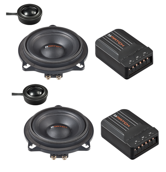 Match 2 way 4 " Component speaker upgrade to fit BMW 7 series F01