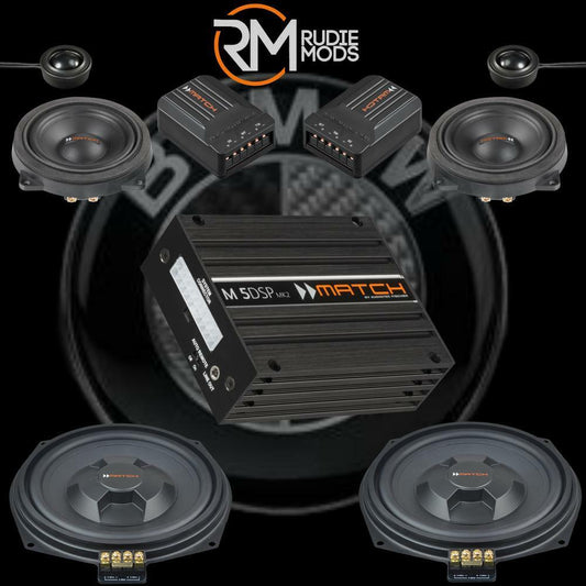 Rudiemods MATCH Stage 1 Speaker Upgrade System For BMW 5-Series G3T 2017 Onwards