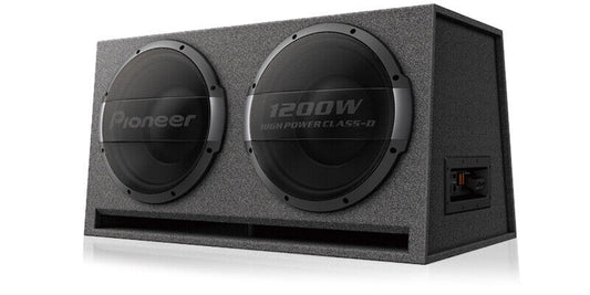TS-WX1220AH  Twin 12" bass reflex subwoofer with built-in amplifier 3000 W