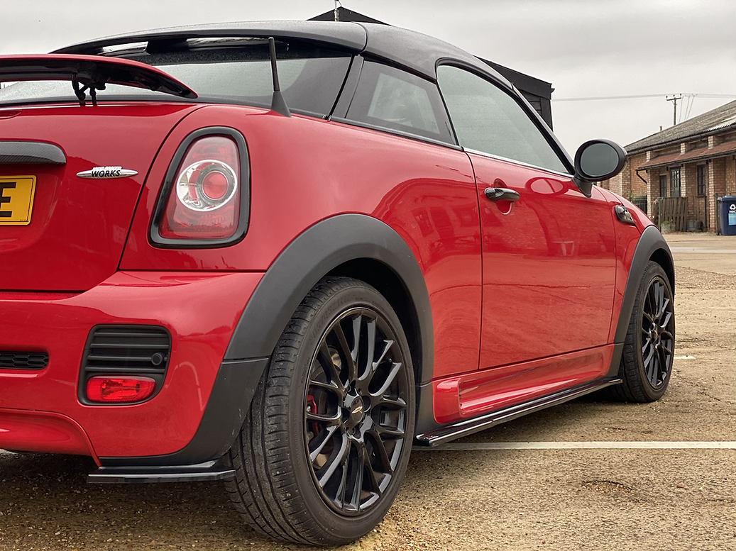 TRC MINI Cooper S JCW R58 / R56 Side Skirt Splitters – BigsSoundsLowSkirts