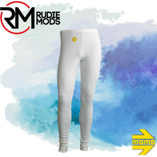 White Motorsport Long John Trousers MOMO Comfort Tech - karting rallycross rally