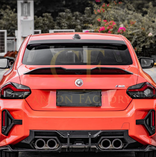 BMW G87 M2 G42 2 Series M Performance Style 1 Pre-Preg Carbon Fibre Boot Spoiler