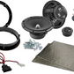 Seat Arosa 1997 - 2005 BLAM complete speaker upgrade fitting kit 165mm (6.5")