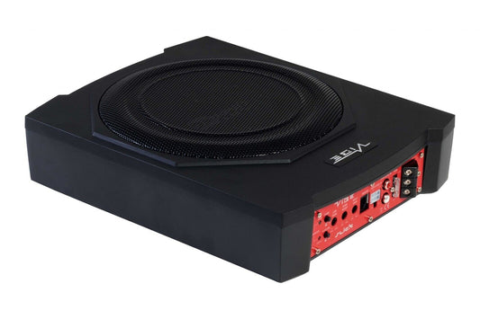 VIBE SLICKC10A-V0 – Active Underseat Car Subwoofer 10" Built in Amp