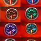 52mm Multi Colour Water Temperature Gauge Clear Lens Black Face Car