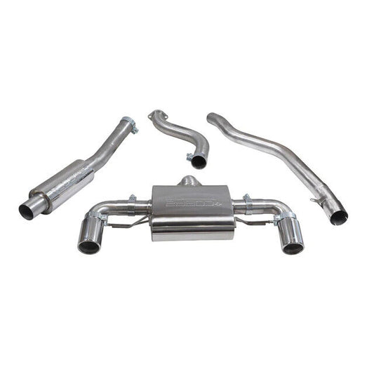 COBRA SPORT BMW M240I F22 LCI 2016+ Cat Back Performance Exhaust Resonated Black