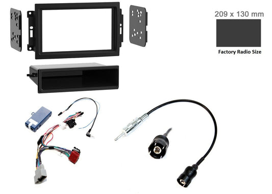 InCarTec Grand Chereokee 05 - 10 Single Double Din Complete Radio Fitting kit