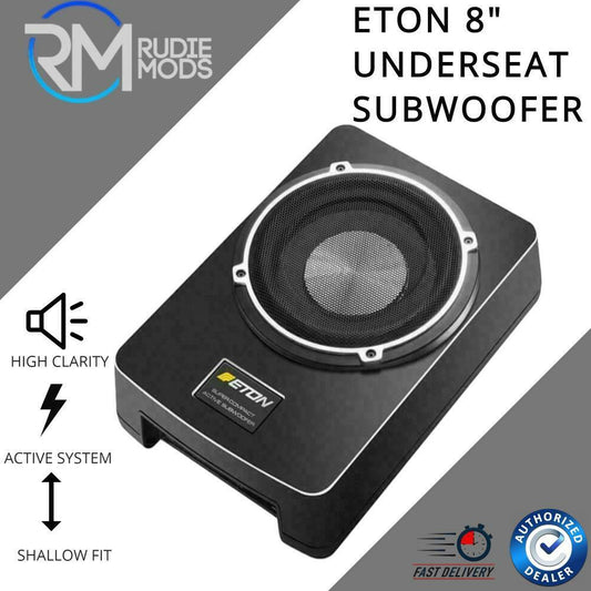 Eton UG USB 8 Underseat 8" Active 180 Watt Car Subwoofer Authorised Dealer