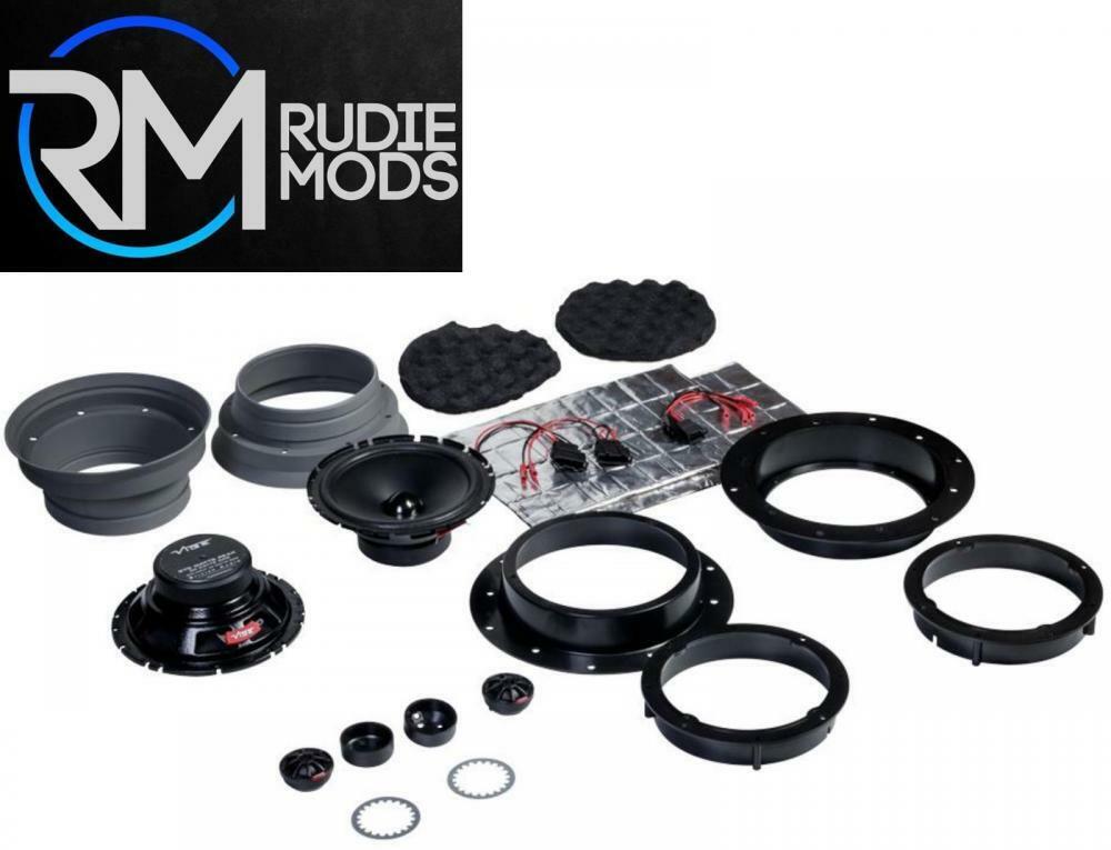 Vibe Optisound Component Speaker Kit RMS 90W 6.5" For VW Caddy MK3 MK4
