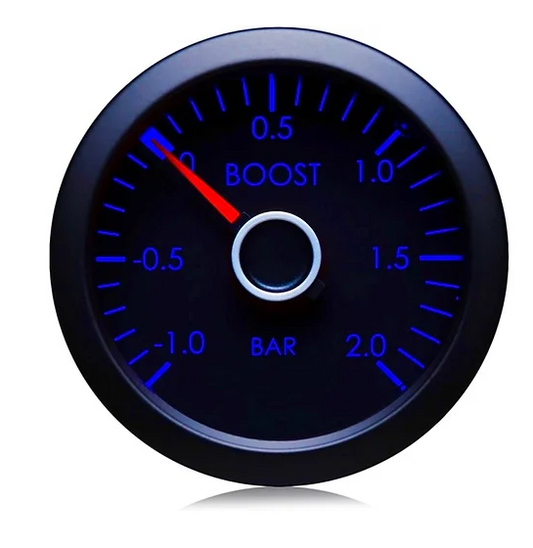 Mechanical 52mm Red Needle Boost Gauge (BAR)