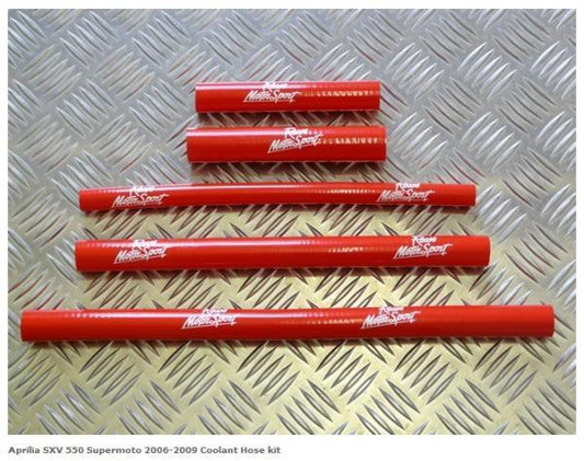 Aprilia SXV 550 Supermoto 06-09 Coolant Silicone Hose Kit Roose Motorsport