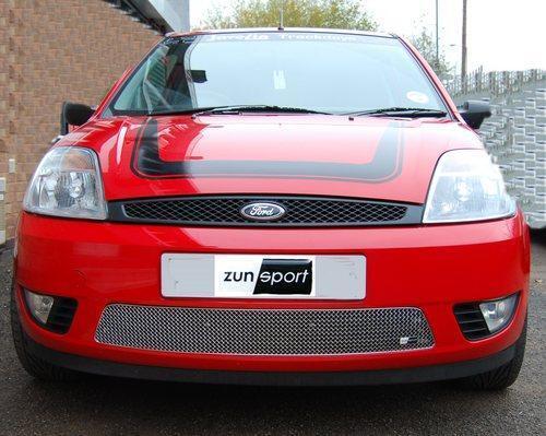 ZUNSPORT FORD FIESTA MK6 BLACK MESH FRONT GRILLE
