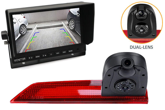 Ford Transit Custom (2016 Onwards) DUAL LENS brake light camera & Monitor