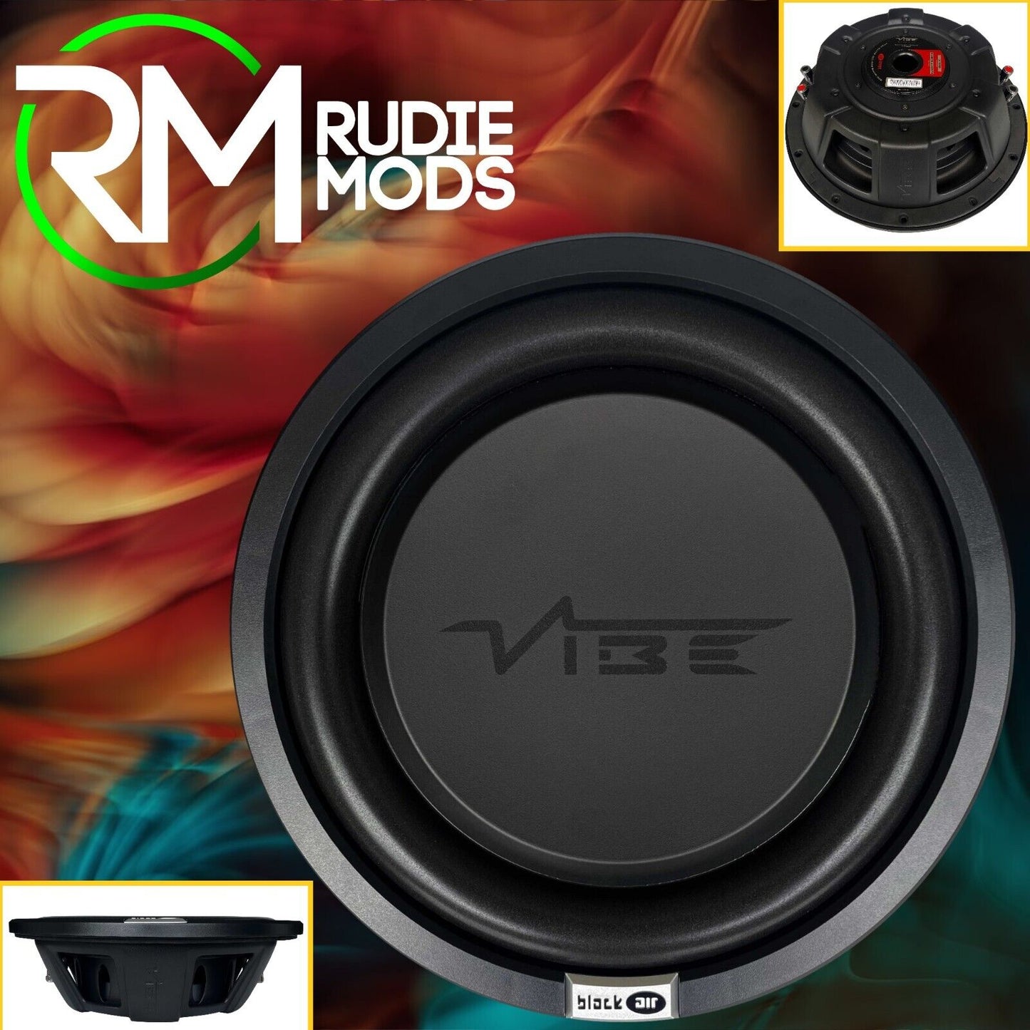 VIBE BLACKAIR10D2S-V2 – 10" SLIMLINE CAR SUBWOOFER 300W RMS