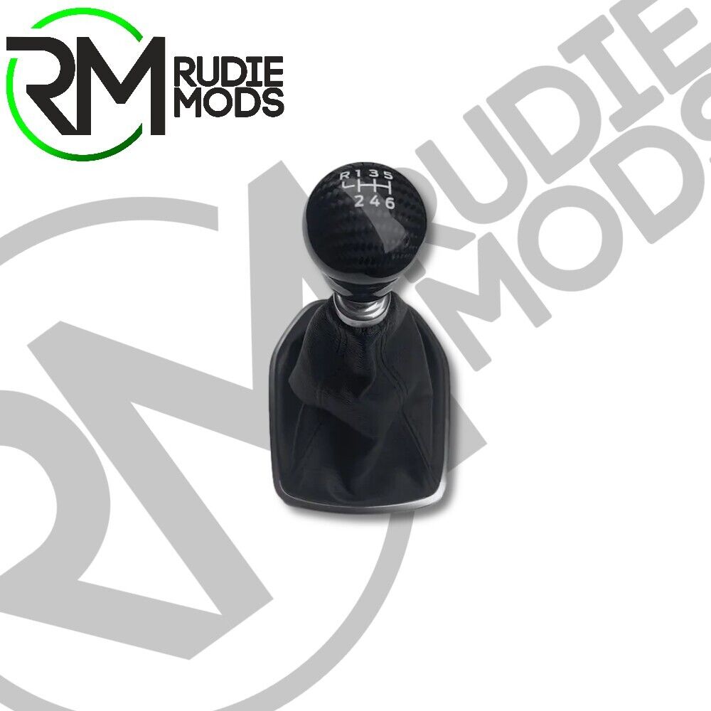 R-Spec Carbon Fibre Gear Knob for MK7, MK7.5 & MK8 Ford Fiesta ST (Lift Reverse)