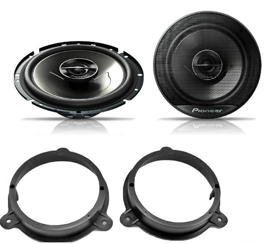 Renault Laguna 2012 onwards Pioneer 17cm Front Door Speaker Upgrade Kit 240W