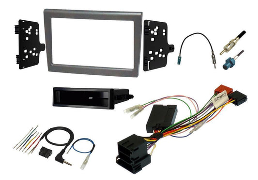 InCarTec FK-9591-SWC Porsche 911 997 Double Din Car Stereo Fitting Kit