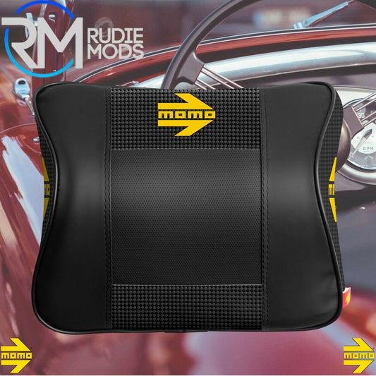 MOMO UNIVERSAL CAR SEAT NECK SUPPORT - COMFORT CARBON