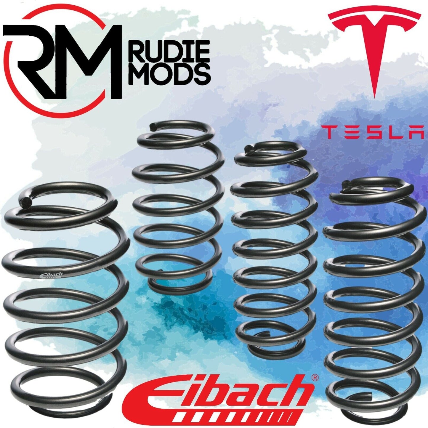 Eibach 25mm Lowering Springs for Tesla Model 3 EV 2018+