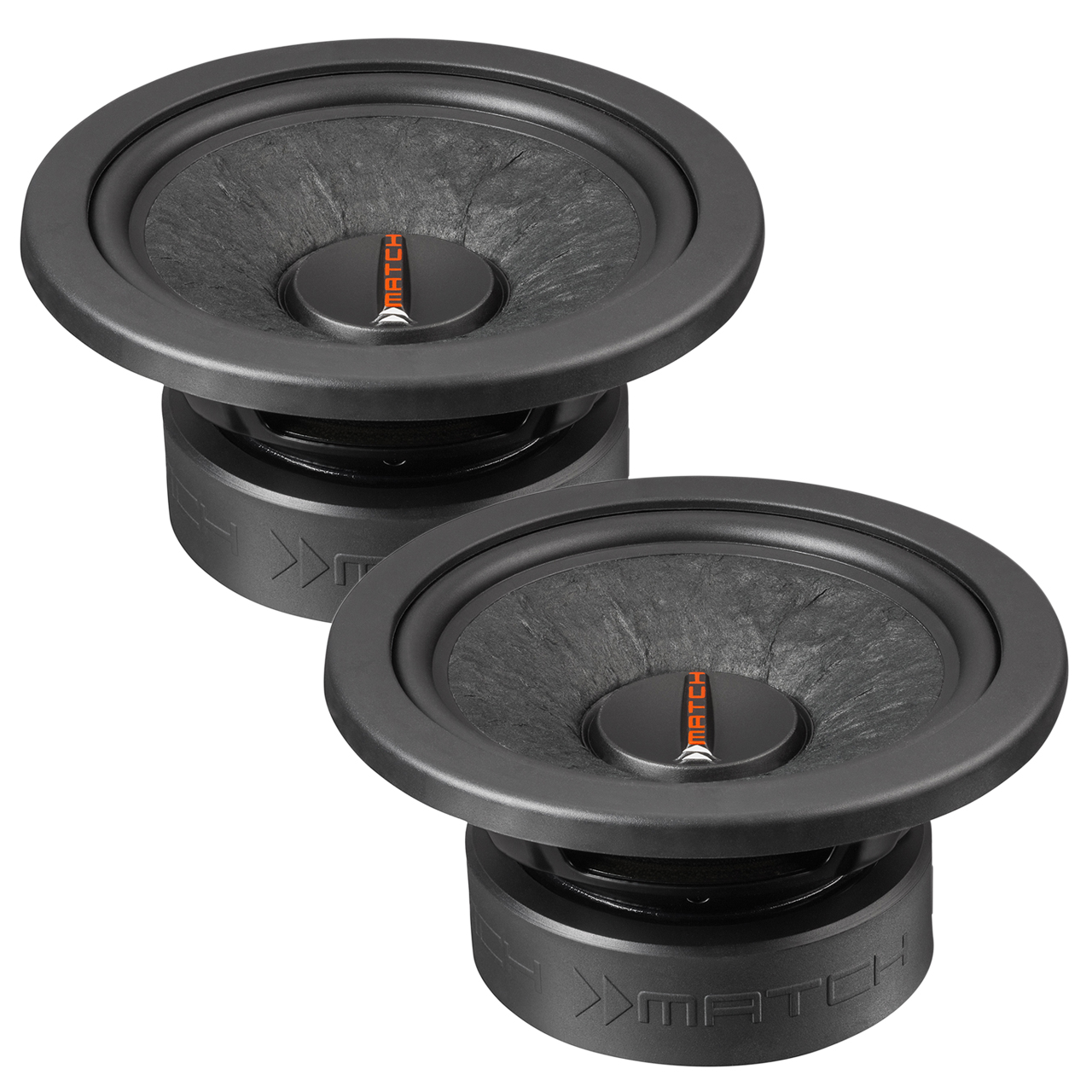 Match Pair of 6.5" 100W  Plug & Play Subwoofers PP 72W-D