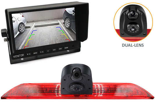 Ford Transit (2012 Onwards) DUAL LENS high level brake light camera and monitor