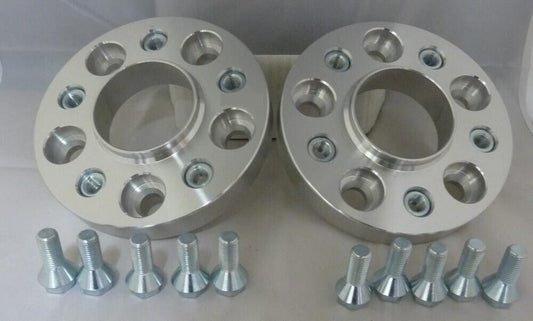 Fiat 500X 2014 Onwards 5x110 65.1 25mm ALLOY Hubcentric Wheel Spacers