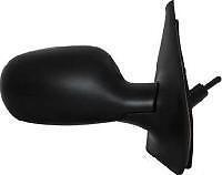 Renault Clio Mk2 1998-2005 black manual driver wing mirror complete