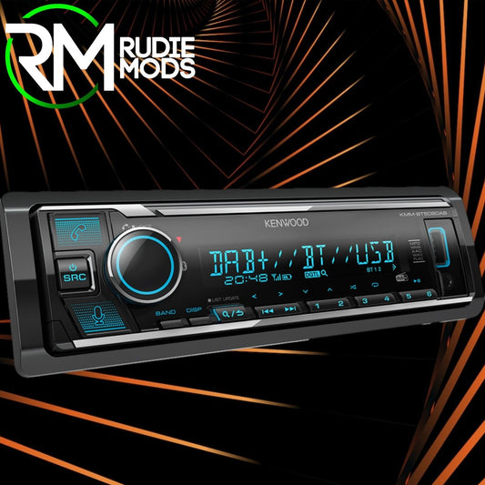 Kenwood KMM-BT508DAB Digital Media Receiver with DAB+ Bluetooth & Amazon Alexa