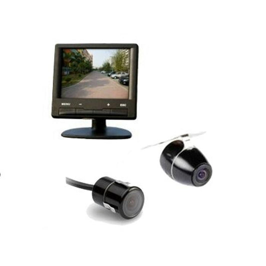 Parksafe PS006C22 Car Van 3.5" Parking Monitor Dual Reversing Camera