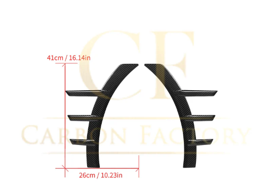 BMW G87 M2 M Performance Style Pre-Preg Carbon Fibre Front Arch Trims 23-Present