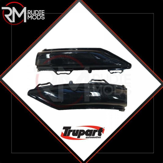 Smoked Mirror Indicators to fit Ford Fiesta 1.1 84BHP MSP4534PR Mk8 2017+