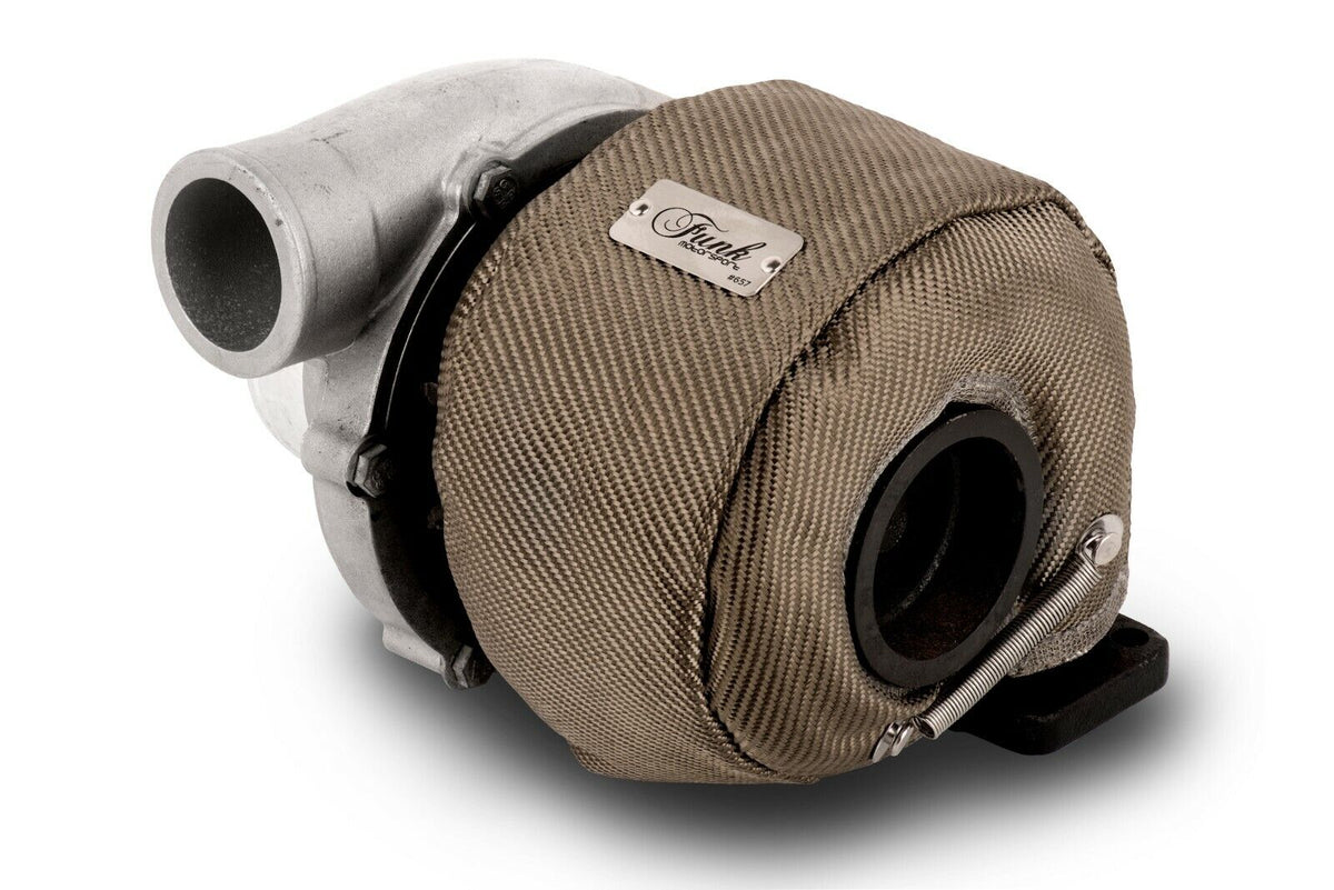 Funk Motorsport T3 Turbo Blanket ? Usually externally wastegated Carbon Fibre We