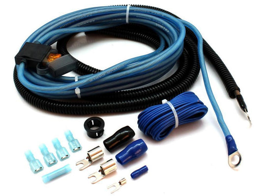 Vortex V-304 Car Audio Amplifier Power Wiring Kit. 10 Gauge 40A Fuse