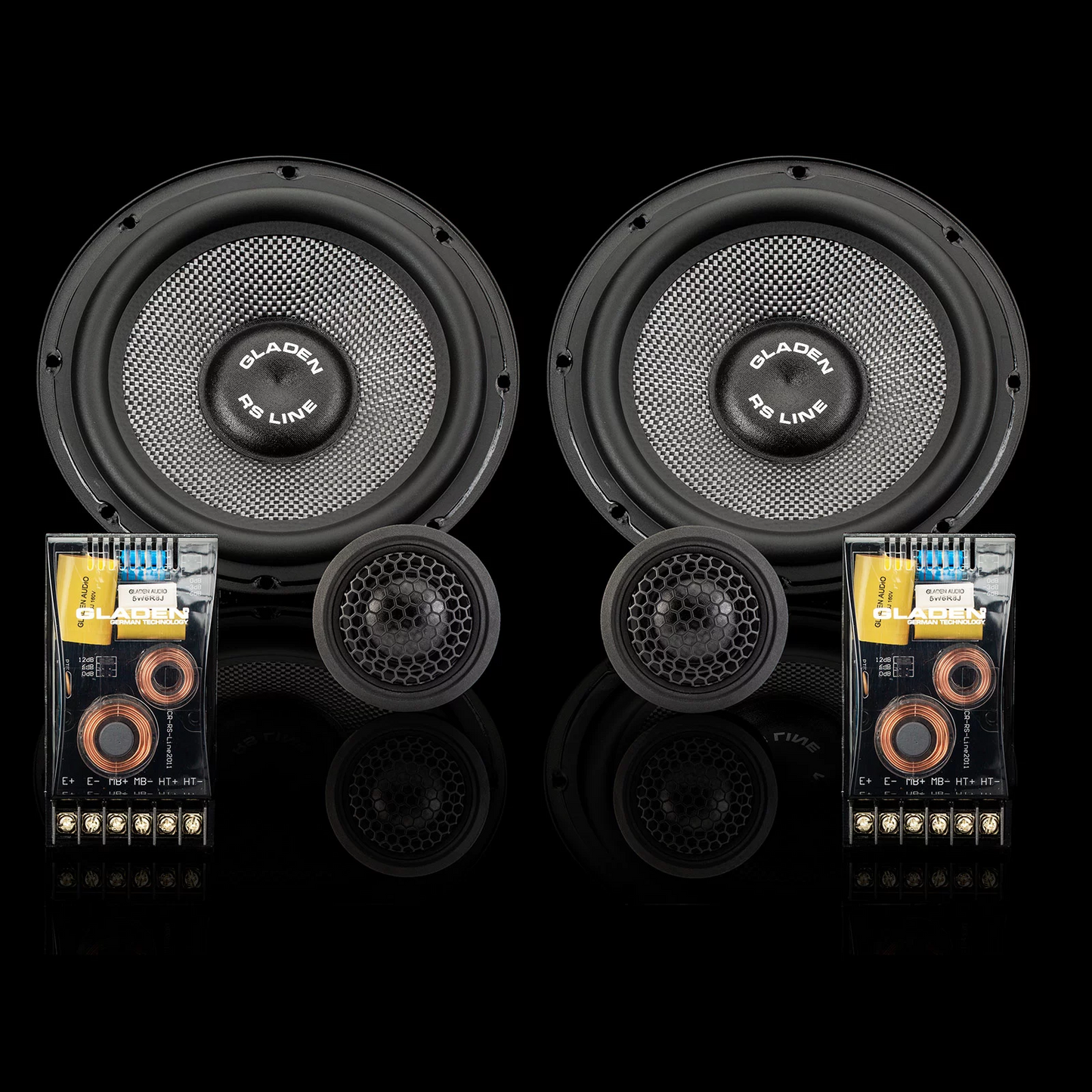 GLADEN RS-165 G2 2-WAY ALL-ROUND CAR COMPONENT SPEAKER SYSTEM