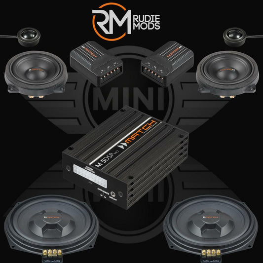 Rudiemods MATCH Stage 1 Speaker Upgrade System For MINI F56 3 Door 2014 Onwards