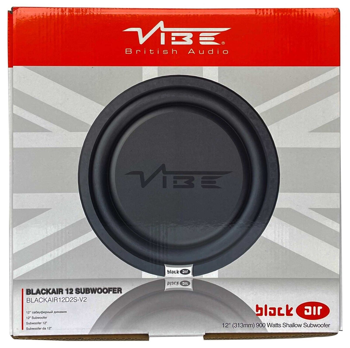VIBE BLACKAIR10D2S-V2 – 10" SLIMLINE CAR SUBWOOFER 300W RMS
