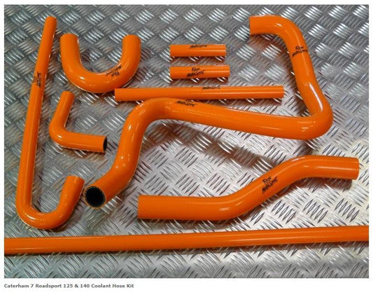 Caterham 7 Roadsport 125 & 140 Coolant Silicone Hose Kit Roose Motorsport