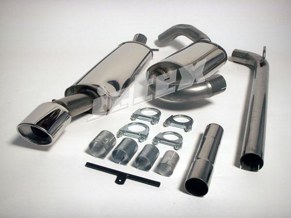 Jetex Exhaust VW Corrado 2.0 8V Stainless Steel Cat Back Half System Non Res