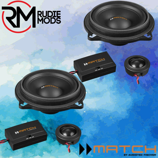 MATCH UP C42BMW-FRT.1 Component Speaker Upgrade for BMW E88 1-Serie Convertible