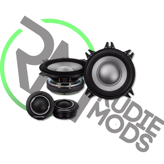 Alpine S2-S40C - S-Series 4" 2-Way Component Car Speakers  280 Watt Total Power