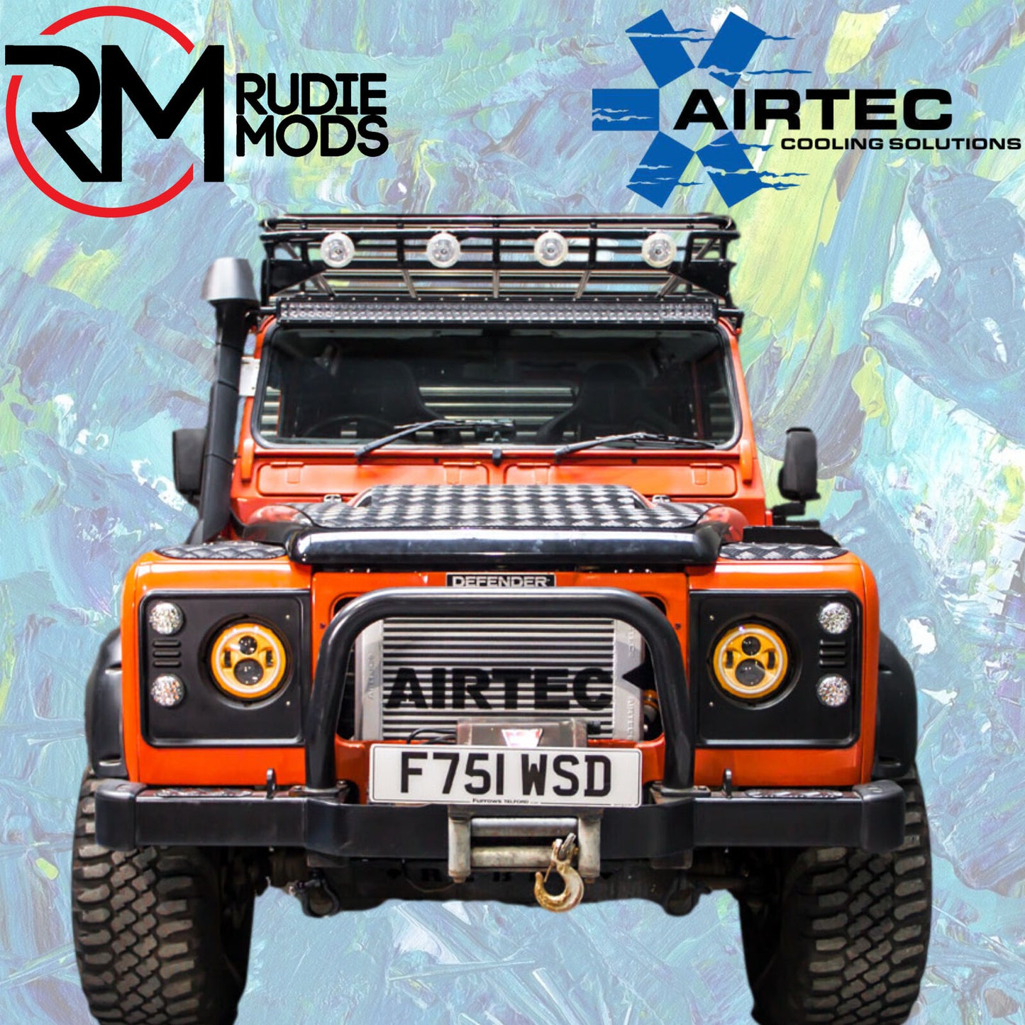 AIRTEC MOTORSPORT FRONT MOUNT INTERCOOLER UPGRADE FOR LAND ROVER DEFENDER 300