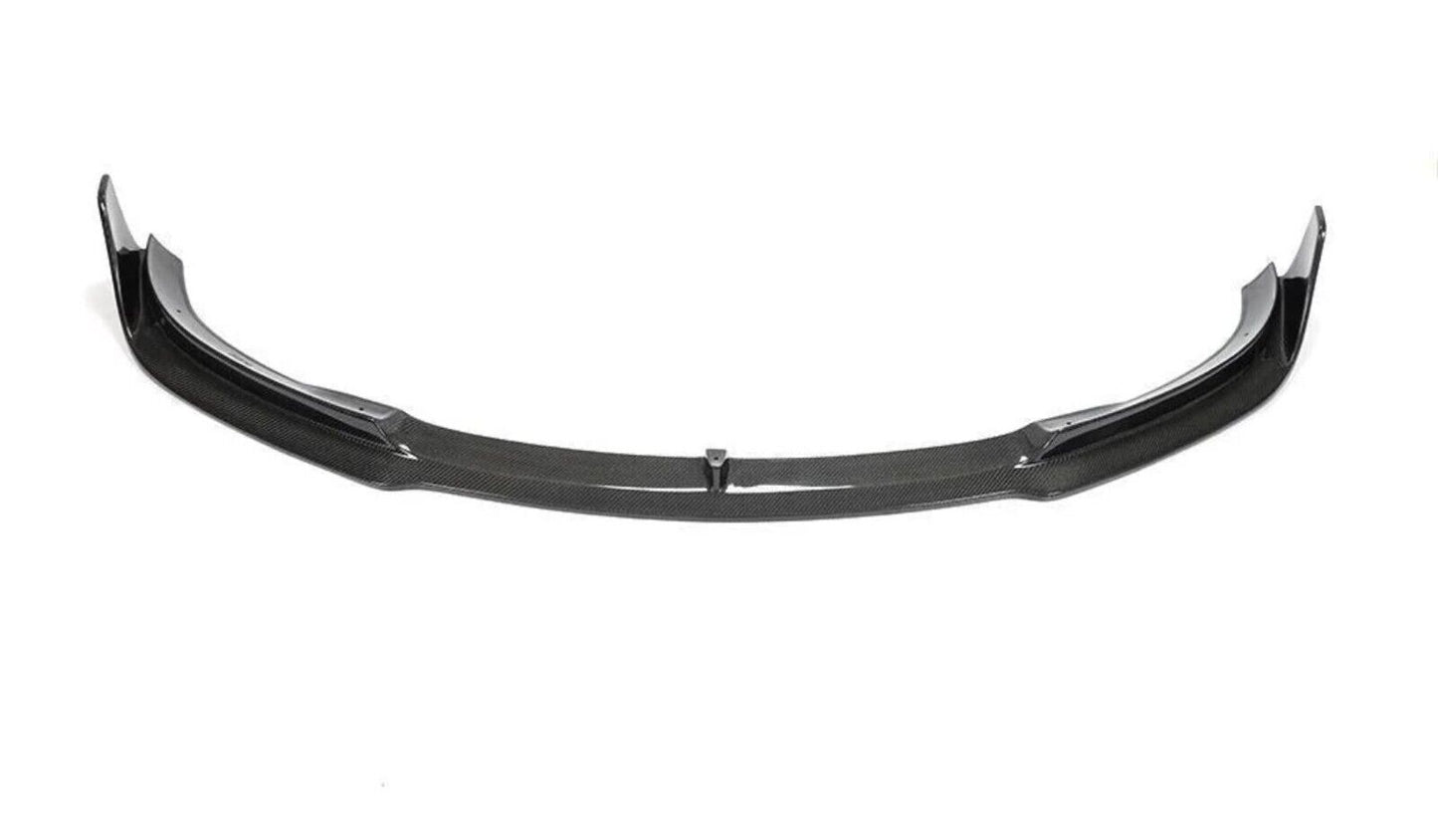 Carbon Fibre Front Splitter V Style Tesla Model 3 2016-Present Carbon Factory