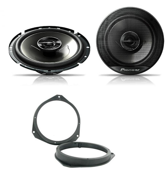 Ford KA 2009 onwards Pioneer 17cm Front Door Speaker Upgrade Kit 240W