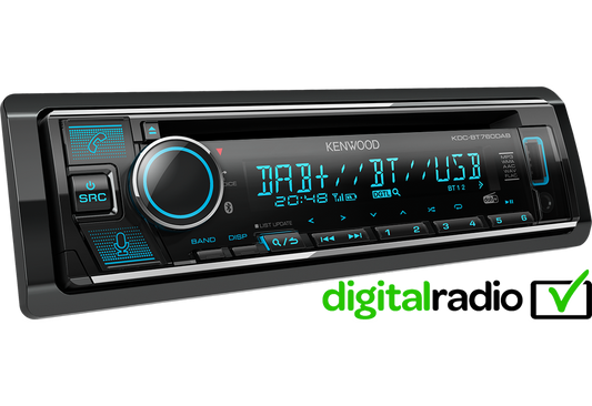Kenwood KDC-BT760DAB CD/USB/BT/DAB+ Car Headunit Stereo with Alexa New Product